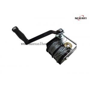 680kg Two Cables Worm Gear Manual Hand Crank Winch