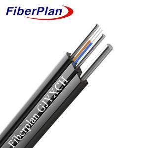 Super High Quality GJYXCH Fiber G652.D Single Core FTTH Drop Cable With Messenger