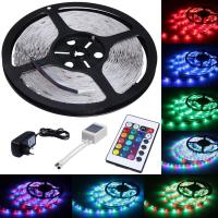 China 5m Length Color Changing LED Strip Lights 300 LEDs SMD 3528 With Remote Control on sale