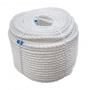 China 40mm Offshore Mooring 3-Strand Twisted Line Fiber Ship Rope for Marine Applications supplier