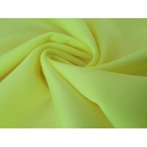 Swimsuit Yellow Color Stretch  87 Nylon 13 Spandex Fabric 40D + 40D Yarn Count