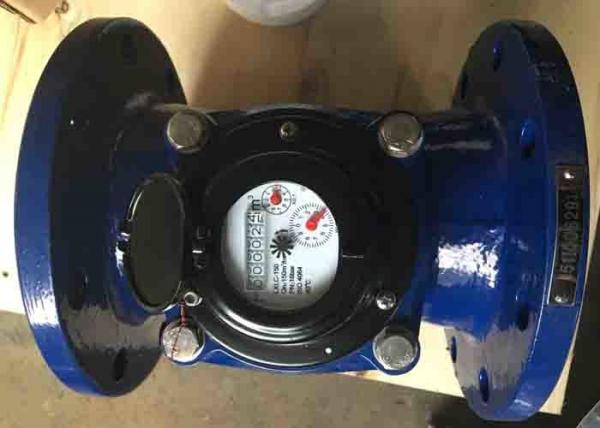 Automatic Reading Woltman Water Meter Grey Iron Industrial Class B