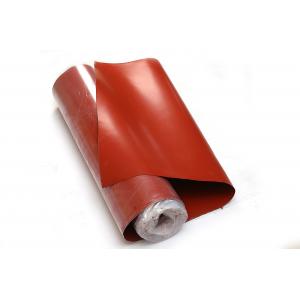 China Insulation Silicone Coated Fiberglass Cloth Fire Resistant Silicone Rubber Sheet supplier