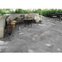 China Black Full Body Porcelain Tile / Body Concave Kitchen Floor Porcelain Tile on sale