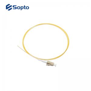 China Low Insertion Loss Fiber Optic Pigtail , LC Pigtail Single Mode 0.9mm 1m supplier