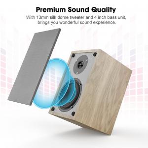 100W Audio Bluetooth Bookshelf Speakers Wireless For Home Theater