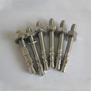 Silvery Zinc Finish Bolt And Nuts For Connecting Vehicle Body And Chassis