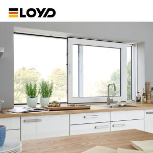 Double-Sash Aluminum Sliding Window with Cross Ventilation