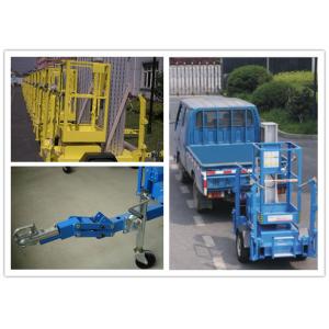8 Meter Hydraulic Work Platform , Trailer Mounted Lift For One Person