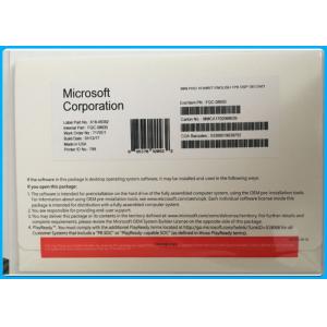 100% Activation Online Microsoft Windows Softwares , Windows 10 Pro OEM Sticker From MS Multi Language