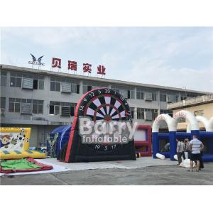 China Interactive Party Game Inflatable Dart Board For Football Soccer Shooting supplier