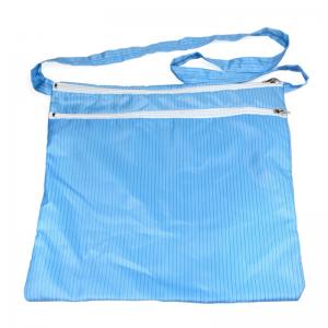 China Workwear Cleanroom ESD Clean Room Polyester Bag ESD Ziplock Fabric Bag esd Bags Anti-static Bag supplier