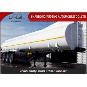 China Customized Volume Fuel Tank Trailer , Chemical Transport Trailers  Carbon Steel supplier