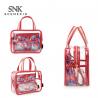 China Wholesale PVC Transparent Makeup Bag Set 3 Pieces Organizer for Travel wholesale