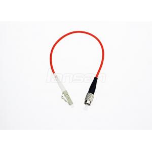 China FC To LC OS2 Single Mode Fiber Optic Patch Cord Simplex / Duplex Low Insertion Loss supplier