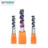 China Factory Sales Carbide Flat Bottom Milling Cutter for CNC Mechanical Chamfer Milling Cutter CNC Cutting Tools wholesale