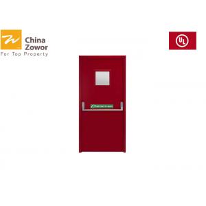 Gal. Steel Powder Coated Fire Rated Exterior Doors/ 1 Hour Rated Insulated Fire Door