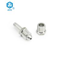 China UNI4412 316 Stainless Steel Tube Fittings NPT Male Gas Cylinder Connector on sale