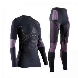 China Running fitness fast dry clothes winter warm compression clothing ski clothes supplier