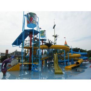 China Outdoor Water Games Playground Water Park , Big Water House For 100 Riders OEM supplier