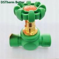 China 32mm Port CW617N Brass Cartridge PPR Stop Valve Eco Friendly on sale