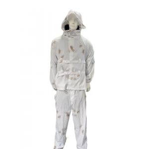 5xl 4xl 3xl Camo Ghillie Suit Army Hunting Outdoor Lightweight Hidden Tracking White