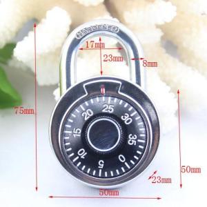 China Candado redondo de la combinación del dial de 50M M/candado adornado compás supplier