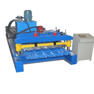 glazed tile roll forming  machine metal sheet roof panel roll forming machine/roof press making machine