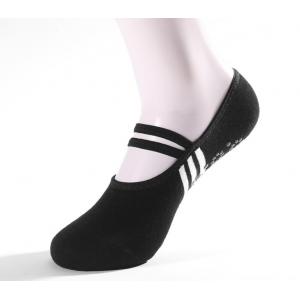 China Pilates Ballet Dance Sports Socks Ankle Full Toe Yoga Socks For Women Black Color supplier