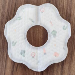 Disposable Soft Baby Coverall Bibs Waterproof For 2-4 Years Old With Print Pattern