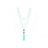 China Lovely Handmade Beaded Necklaces , Many Color Small Gemstone Necklace wholesale