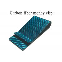 China Multi Color Thermal Shock Resistant Real Carbon Fiber Money Clip on sale