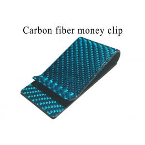 China Multi Color Thermal Shock Resistant Real Carbon Fiber Money Clip supplier