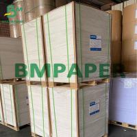 China One Side Coated Glossy White Ivory Paper With Bleached Wood Pulp on sale