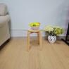 China 44cm Height Round Rubber Wood Practical Stool Stackable wholesale