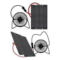 China Solar Powered USB Fan Solar Panel Mini Portable Metal Fan Cooling Ventilation on sale