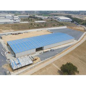 Light Weight Steel Construction Warehouse Easy Transport Fast Construction