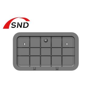 China GGG50 Material Ductile Iron Manhole Cover with 150KN Load Capacity and Heavy Thermal Gravity Casting wholesale