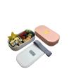 China T112Single Tier  Bento Lunch Box and Cup 0-1L, 600ml 188*103*50.8 mm wholesale