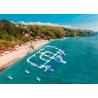 China Portable Beach Inflatable Obstacle Course Floating Park For Adult 41x37m wholesale