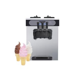 Ice Cream Machine Soft Ice Cream Making Machine Three Flavors Soft Serve Machine For Dessert Shop