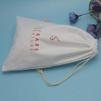 China Lightweight Organic Cotton Storage Bag For Handbag Screen Printing Logo on sale
