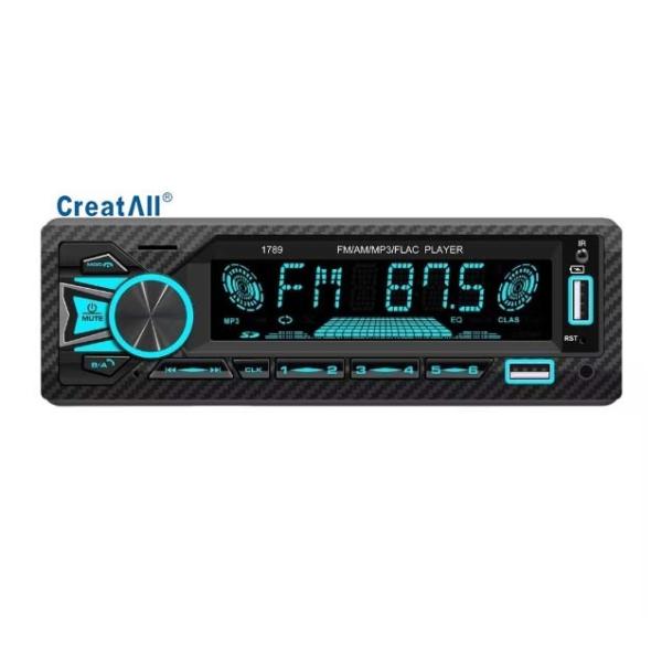 Creatall Cross-Border New Car MP3 Player Card Slot U Disk Car Radio Central Control for Bluetooth Lossless Sound Amplifier
