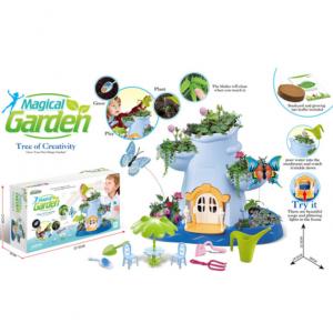 DIY Fairy Tale Garden Creative Tree Hole Boy Magic House  Preschool Educational Toys