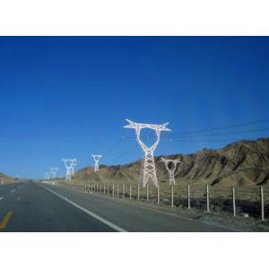 Electrical Transmission Tower Line Steel Lattice Tower 135KV