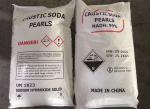 99% caustic soda pearls inorganic chemical 25kg/bag 2 pp bag with a pe layer