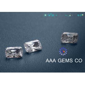 China 円形、正方形の白い放射Moissanite 2ct純粋なカーボン ダイヤモンド wholesale
