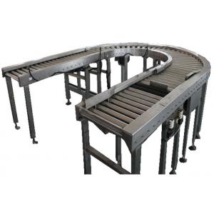 China SEW Motor Curve Roller Conveyor 0.75 - 1.5 KW Palletizing In Packing Lines supplier
