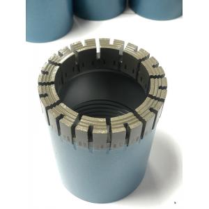 China NTW Thin Wall Turbo Type Double Tube Diamond Core Bit , Diamond Drill Bit wholesale