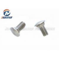 China SS304 M8 Full Thread Square Neck Bolts 50mm Length carriage bolts on sale